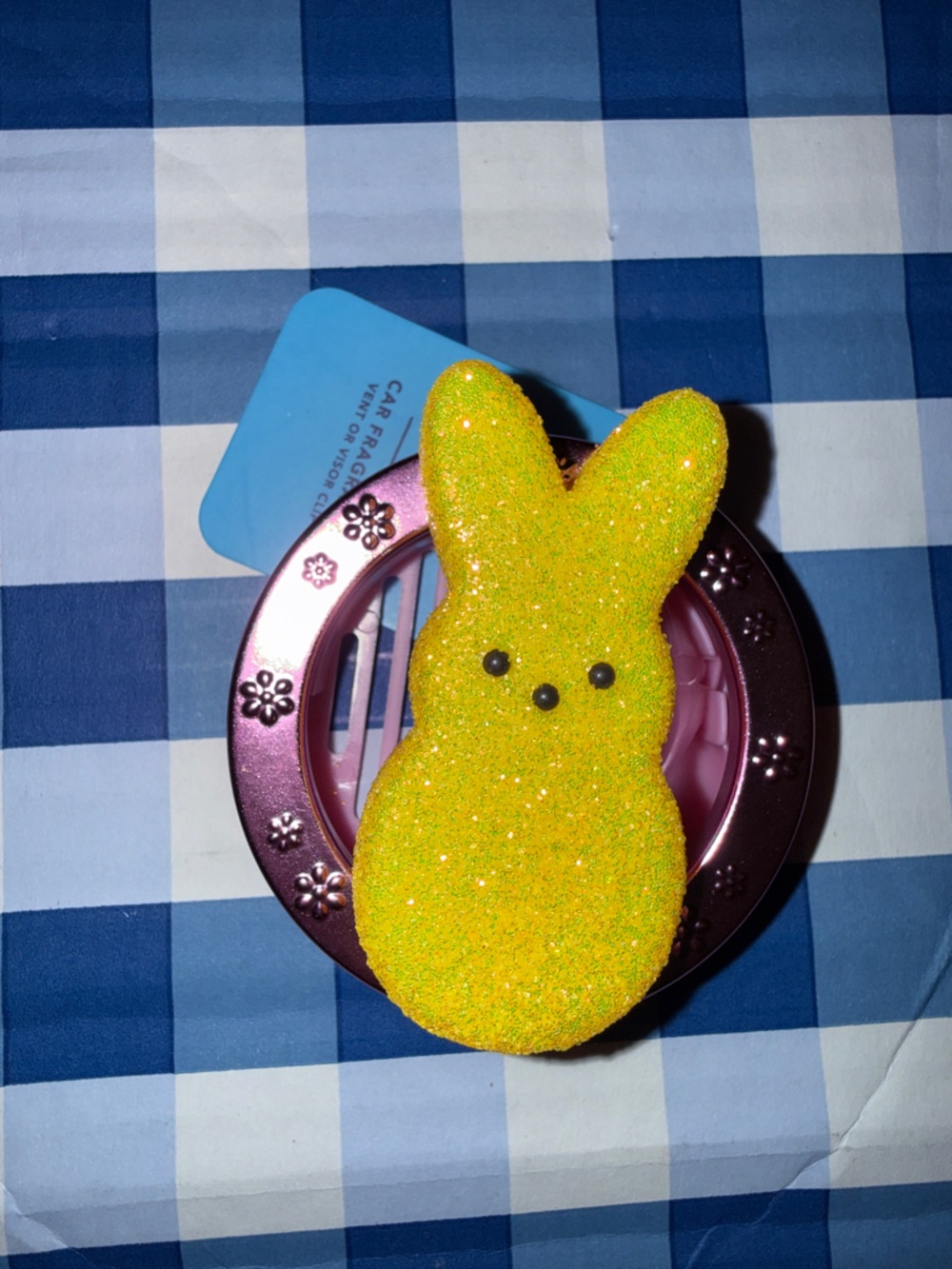 Peeps car visor and vent clip